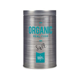 Round Tin Salt Organic Can
