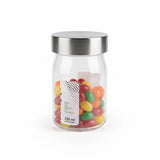 Round Transparent Glass Jar Lid 230ml