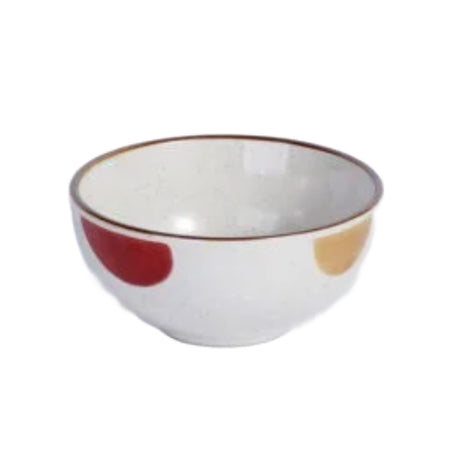 Round White Ceramic Serving Bowl 4.75"