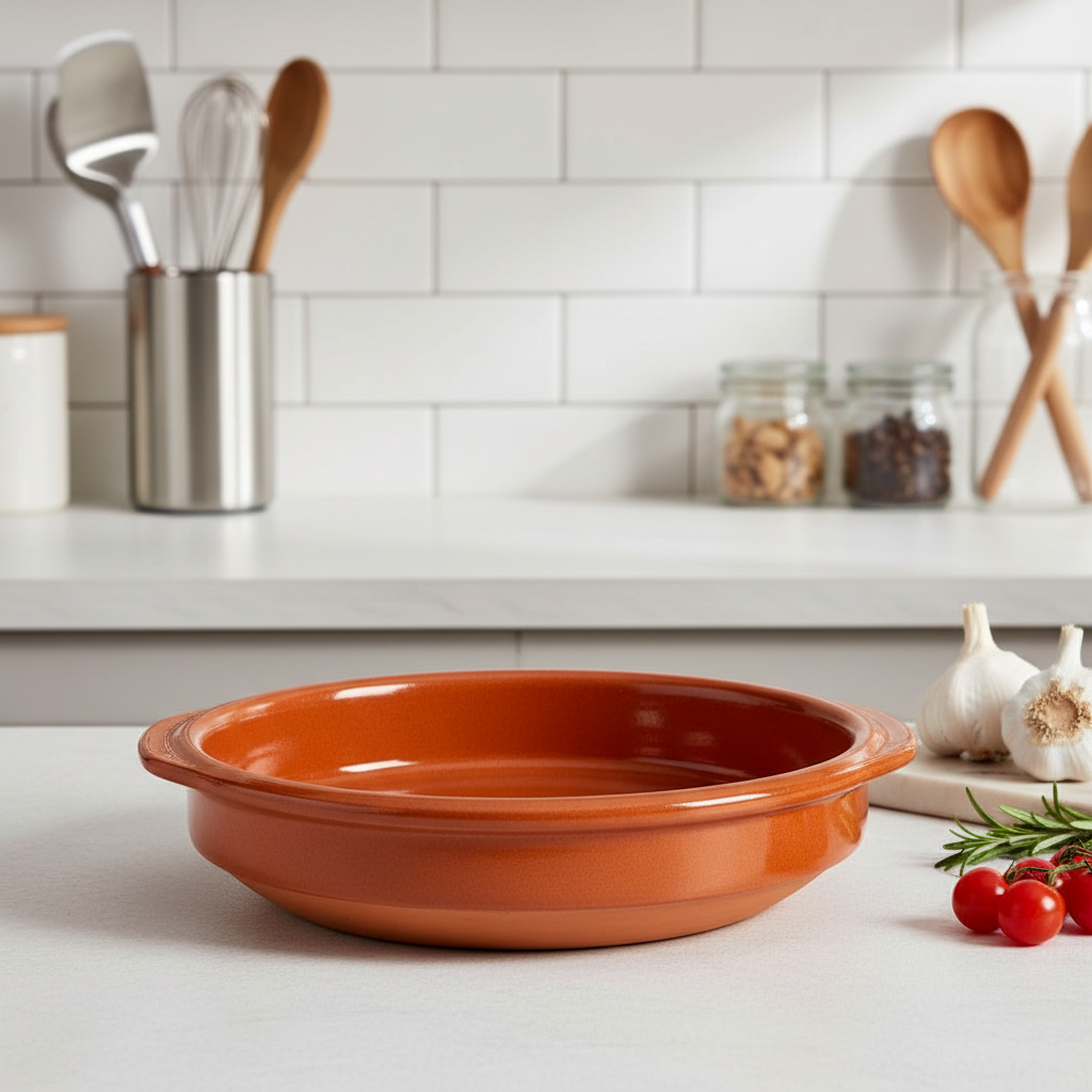 Round Refractory Clay Cooking Pot 38cm