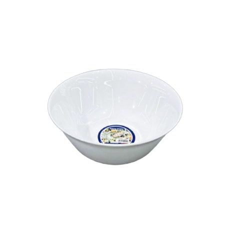 Salad Serving Bowl Glass Opal 7.5" White