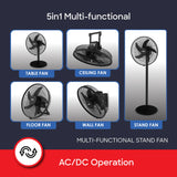 Sanford 16-Inch Rechargeable Stand Fan