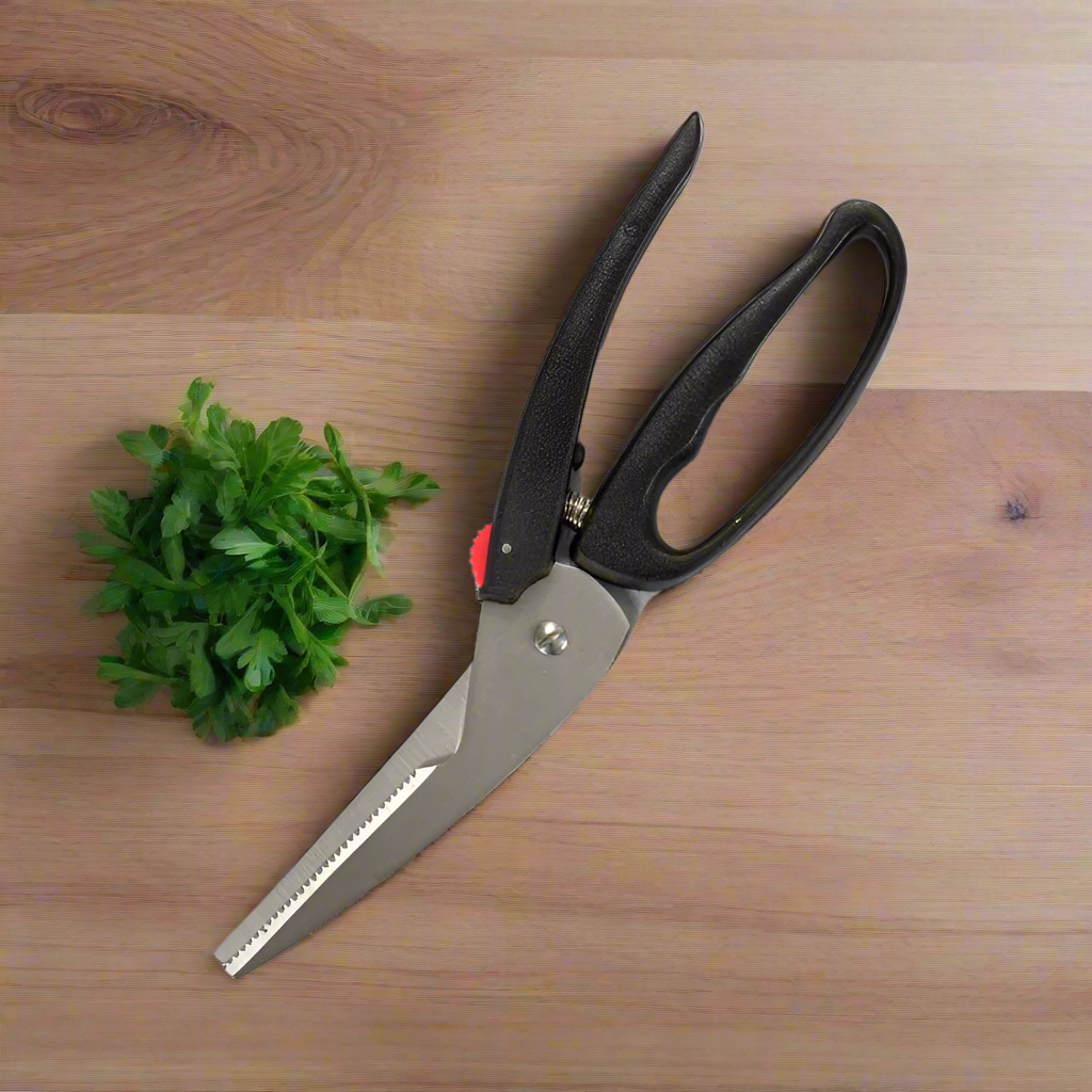 Scissors With Spring Black