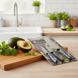 Grey Knife Set 3 Pcs