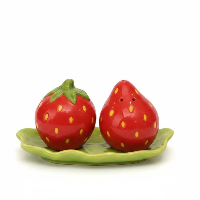 Strawberry Salt & Pepper Set
