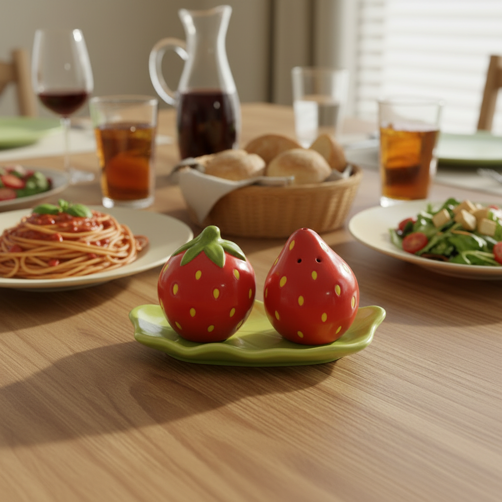 Strawberry Salt & Pepper Set