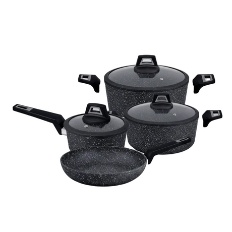 Royalford Chef Art Aluminum Cookware Set 7 Pcs