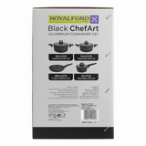 Royalford Chef Art Aluminum Cookware Set 7 Pcs