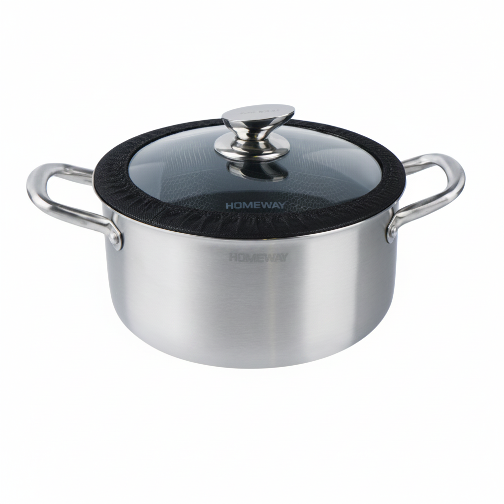 Homeway Honey Comb Casserole 28cm With Lid
