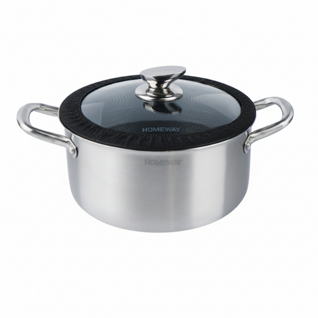 Homeway Honey Comb Casserole 28cm With Lid