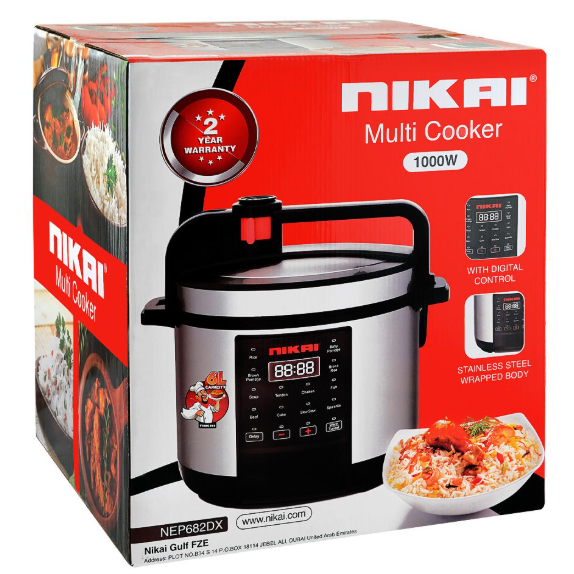 Nikai Pressure Cooker 6 Ltr
