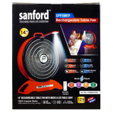 Sanford Rechargeable Table Fan 14″