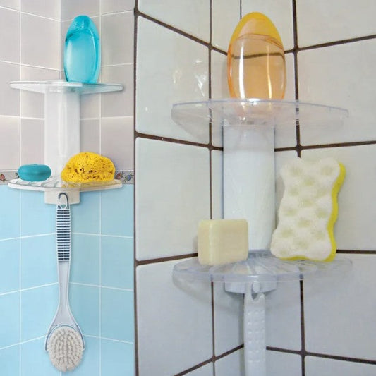 Butterfly corner shower stand
