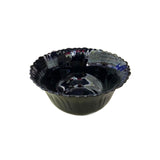 Serving Bowl Opal Glass 9" Black