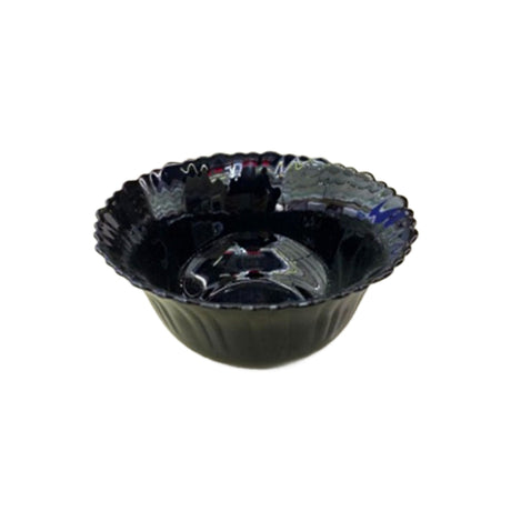 Serving Bowl Opal Glass 9" Black