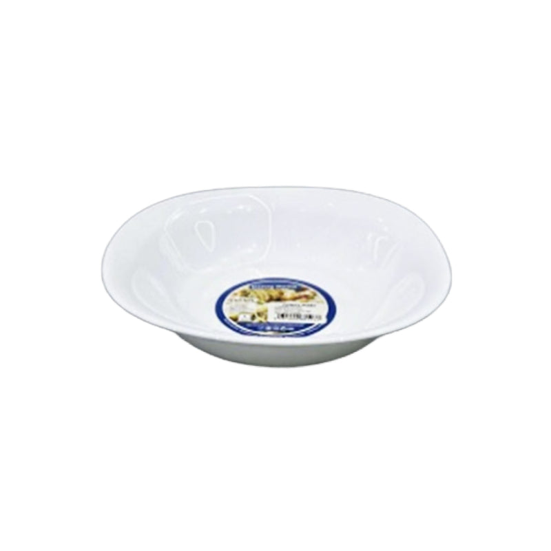 Serving Soup Plate Opal Glass 9" White