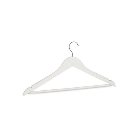 Set 3 White Wooden Hangers