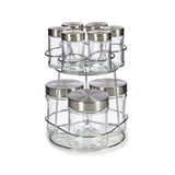 Set 9 Glass Jars and Spice Bottle  85ml + 320ml