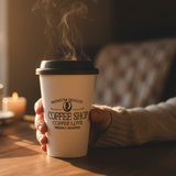 Ceramic Mug With Lid 440ml