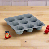Silicone Muffin Mold Nine Cups 75ml