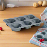 Silicone Muffin Mold Six Cups 150ml