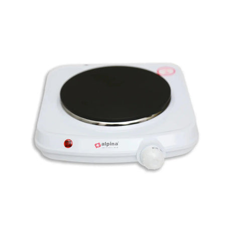 Single Hot Plate Stove 18cm White
