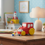 Small Painting Money Box Farm Tractor