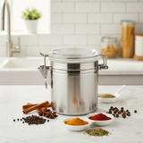 Small Steel Container With Hermetic Closure 720ml