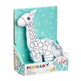 Soft plush giraffe White