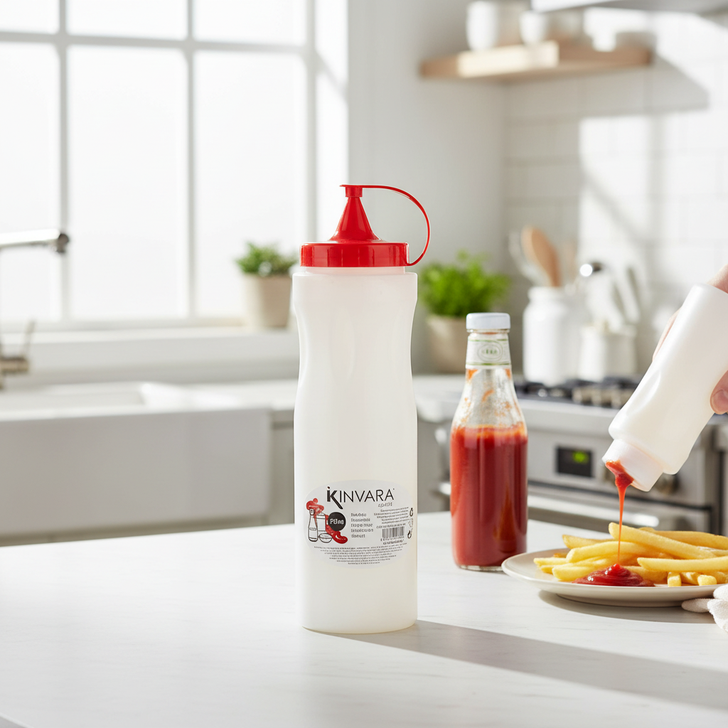 Sauce Bottle 400ml Plastic