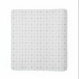Square Anti-Slip Bath Mat Grey 50x50