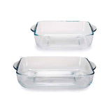 Square Serving Trays Borcam Set of 2pcs