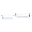 Square Trays Borcam Set of 2pcs 1040ml & 1950ml