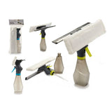 Squeegee Head Glass Cleaner W-Spray Doub