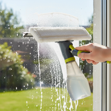Squeegee Head Glass Cleaner W-Spray Bottle