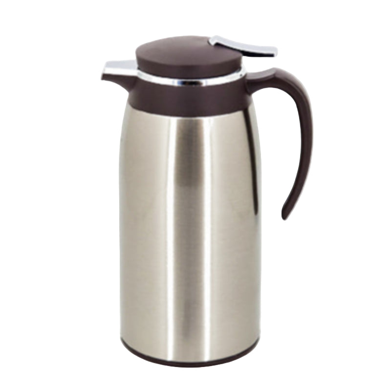 Stainless Steel Thermos 1L Brown