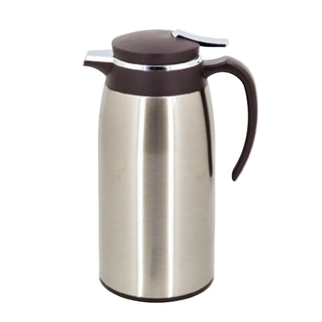 Stainless Steel Thermos 1L Brown