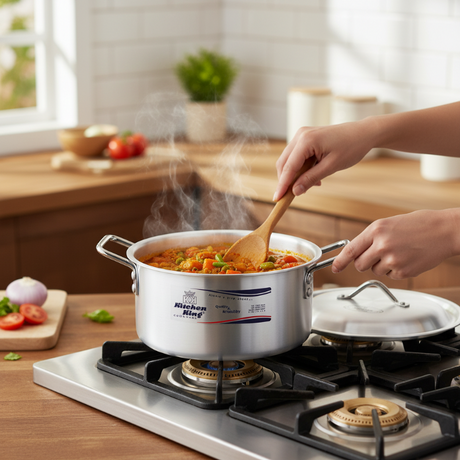 Stainless Steel Casserole Silver 33cm