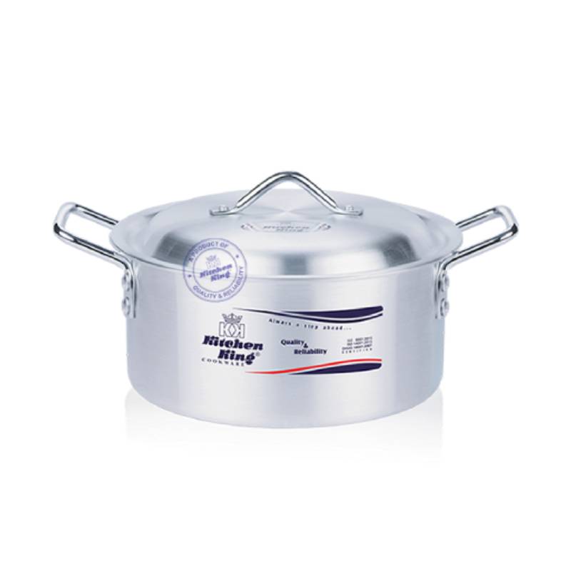 Stainless Steel Casserole Silver 33cm