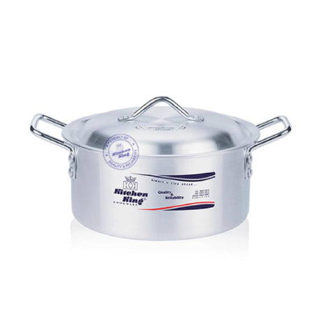 Stainless Steel Casserole Silver 33cm