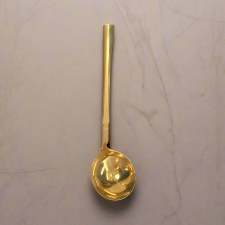 Stainless Steel Curry Spoon Gold 23cm