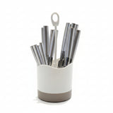 Stainless Steel Cutlery Set 16pcs Dark Brown