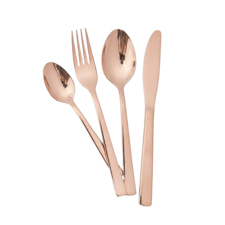 Stainless Steel Cutlery Set 8pcs Rose Gold