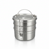 Stainless Steel Lunch Box 2300ml Silver