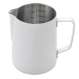 Stainless Steel Milk Frothing Jug White 600ml