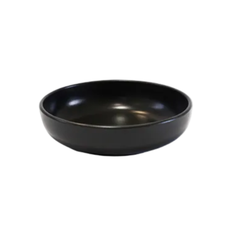 Stoneware Soup Serving Bowl Black 18.5cm