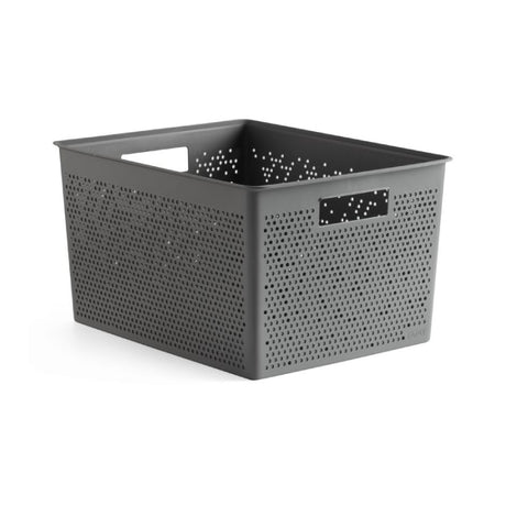 Storage Basket L 20L Bohol Anthracite Grey