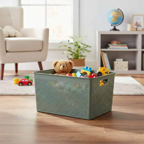 Storage Basket L 20L Bohol Sage Green