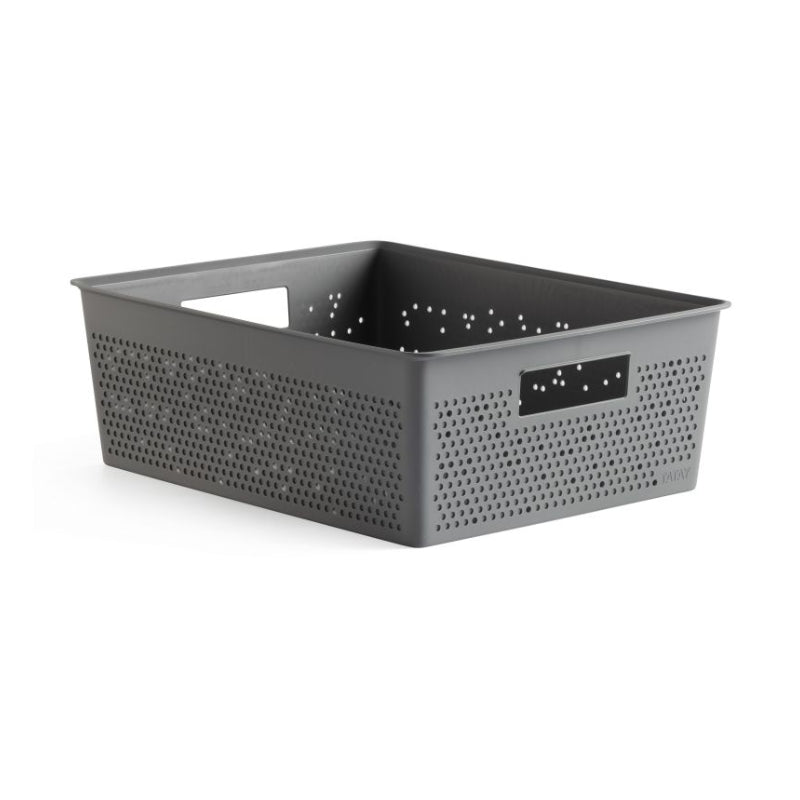 Storage Basket M 12L Bohol Anthracite Grey