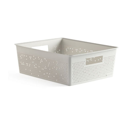 Storage Basket M 12L Bohol Sky White